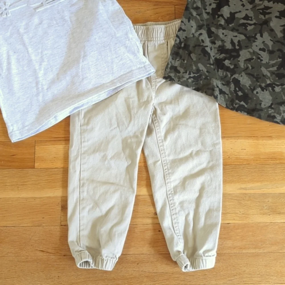 Kids Headquarters Outfit 3-Piece Set T-Shirts Jogger Graphic Camo 3T (No Shorts)